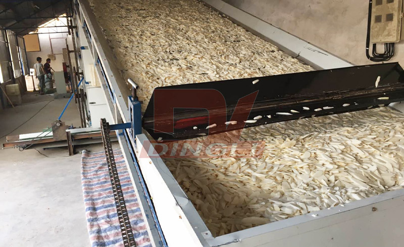 Ginger drying equipment drying process steps